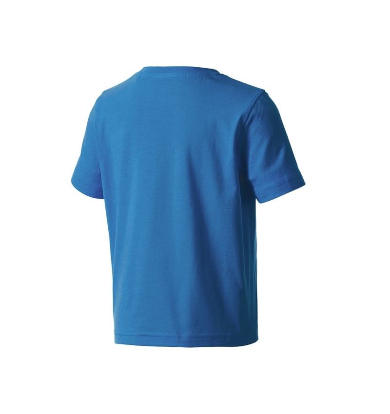 Kläder: e.s. t-shirt strauss works, barn + gentianablå 1