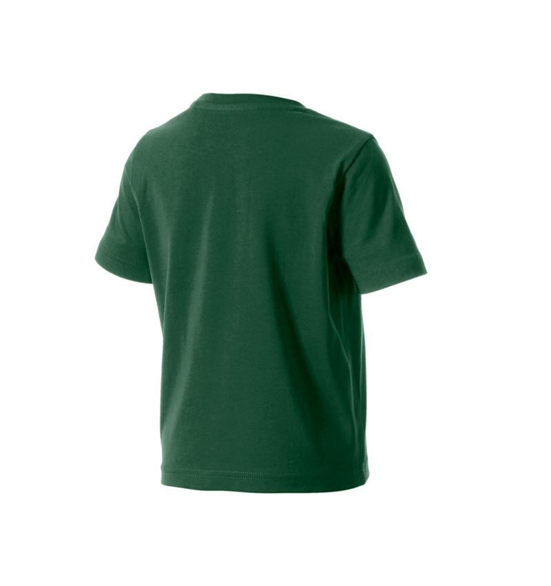 Kläder: e.s. t-shirt strauss works, barn + grön 1