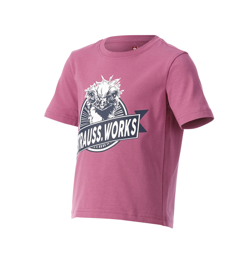 Clothing: e.s. T-shirt strauss works, children's + tarapink 3