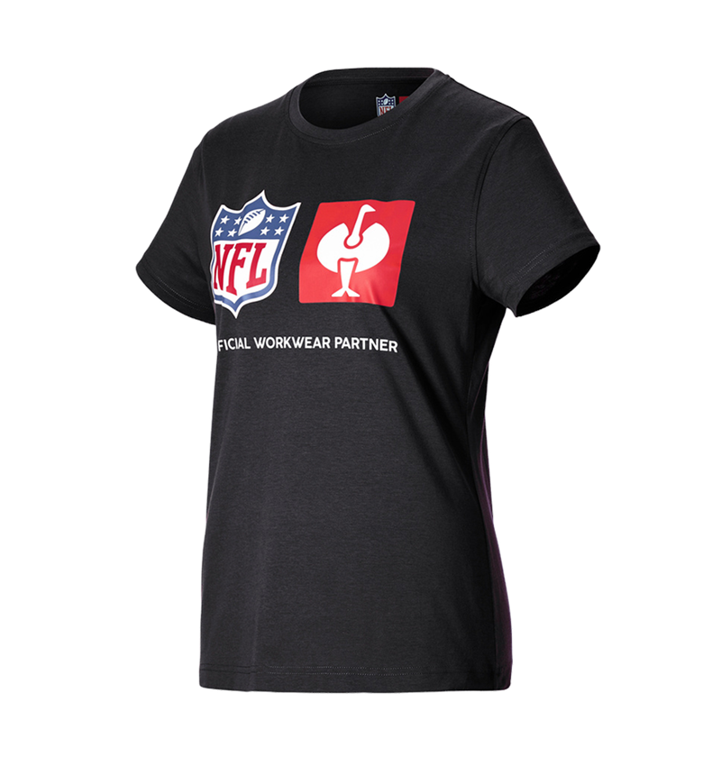 Collaborations: NFL T-Shirt cotton, ladies + black 3