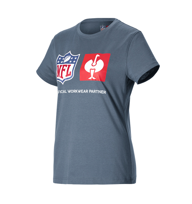 Samarbeten: NFL T-Shirt cotton, ladies + oxidblå 3