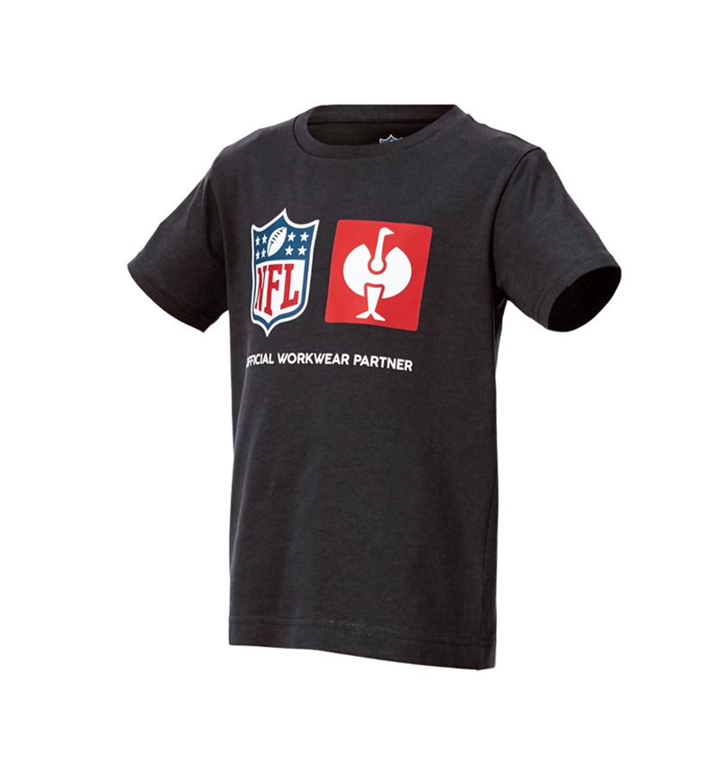 Samarbeten: NFL T-Shirt cotton, kids + svart 4