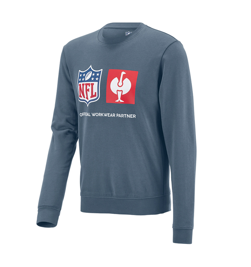 Samarbeten: NFL Sweatshirt cotton + oxidblå 5