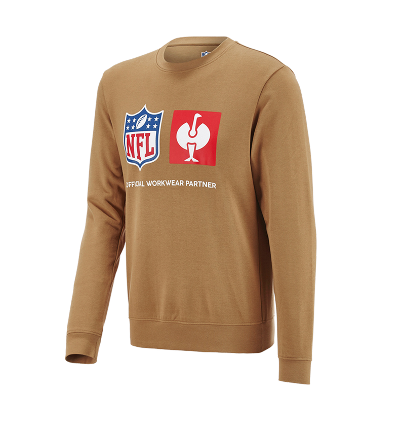 Överdelar: NFL Sweatshirt cotton + mandelbrun 3