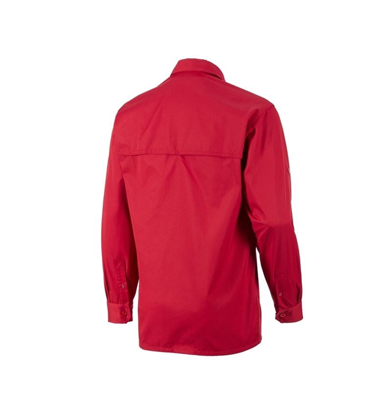 Joiners / Carpenters: Work shirt e.s.classic, long sleeve + red 1