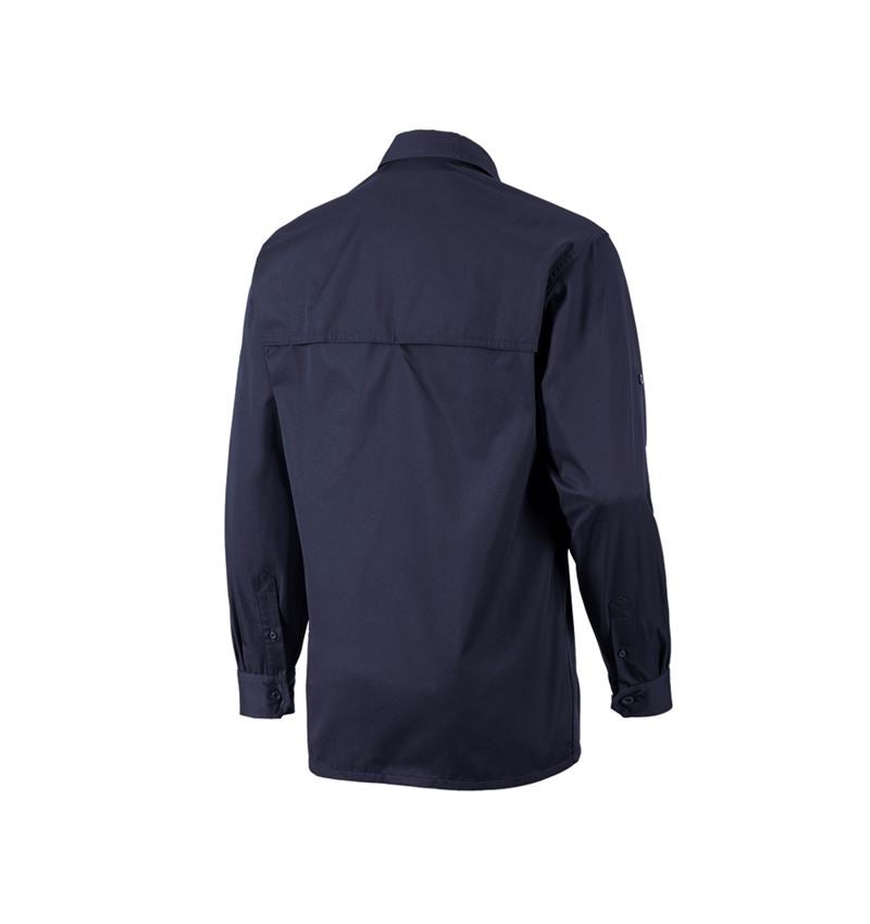 Shirts, Pullover & more: Work shirt e.s.classic, long sleeve + navy 3