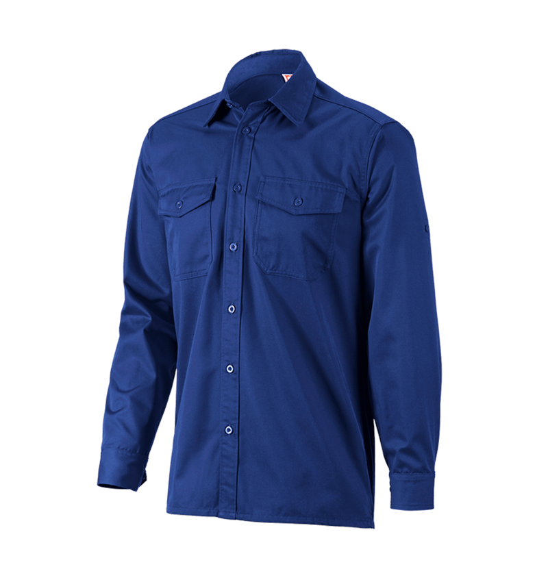 Shirts, Pullover & more: Work shirt e.s.classic, long sleeve + royal