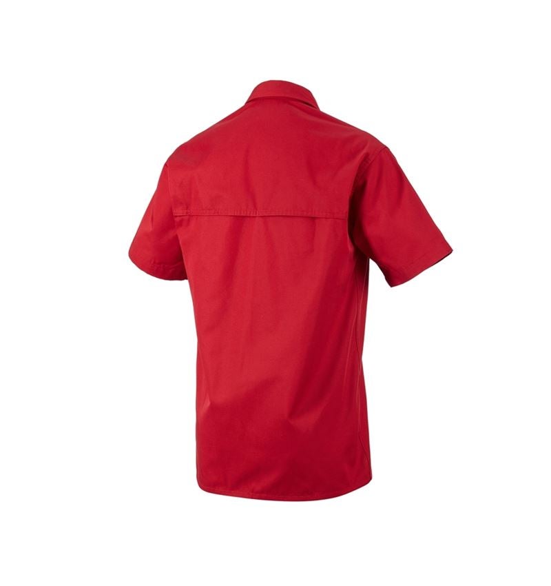 Teman: Arbetsskjorta e.s.classic, kortärmad + röd 1