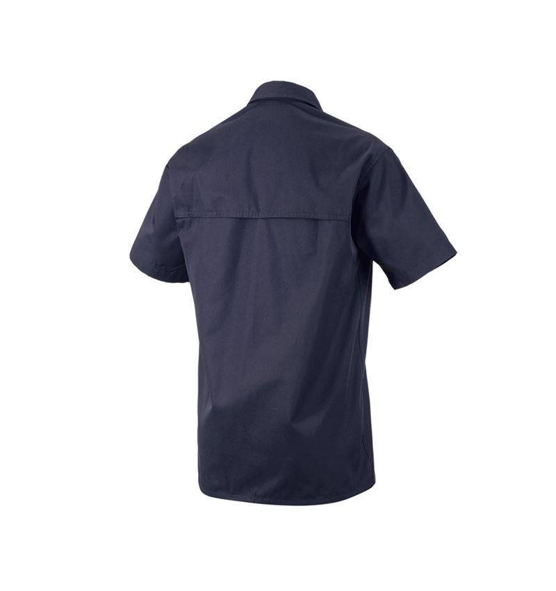 Överdelar: Arbetsskjorta e.s.classic, kortärmad + mörkblå 3