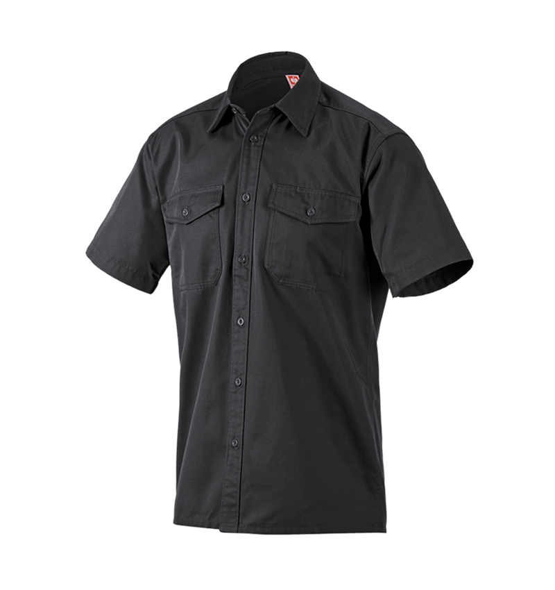 Överdelar: Arbetsskjorta e.s.classic, kortärmad + svart 2