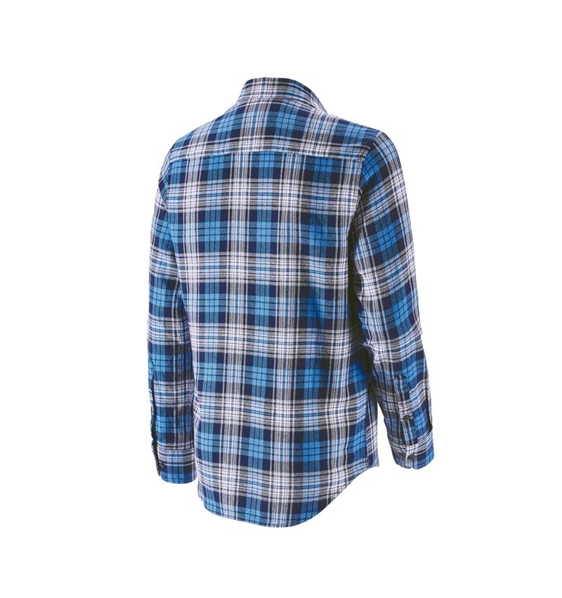Överdelar: Rutig skjorta e.s.vintage + arktiskt blå rutig 3