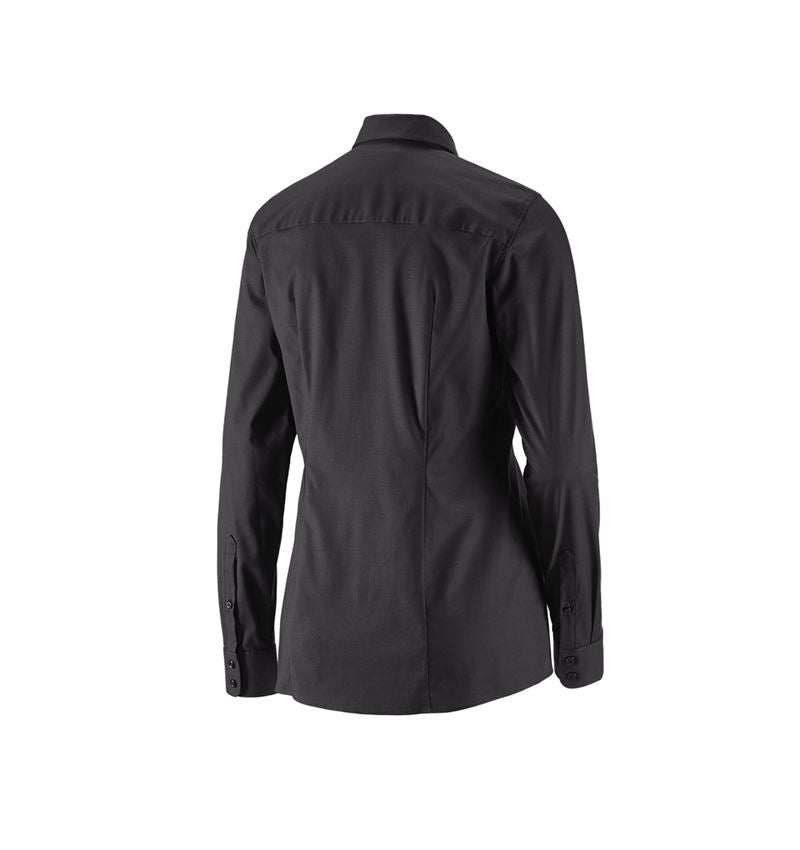Shirts, Pullover & more: e.s. Business blouse cotton str. lad. regular fit + black 3