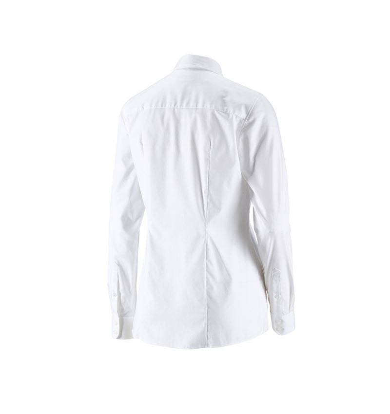 Shirts, Pullover & more: e.s. Business blouse cotton str. lad. regular fit + white 3