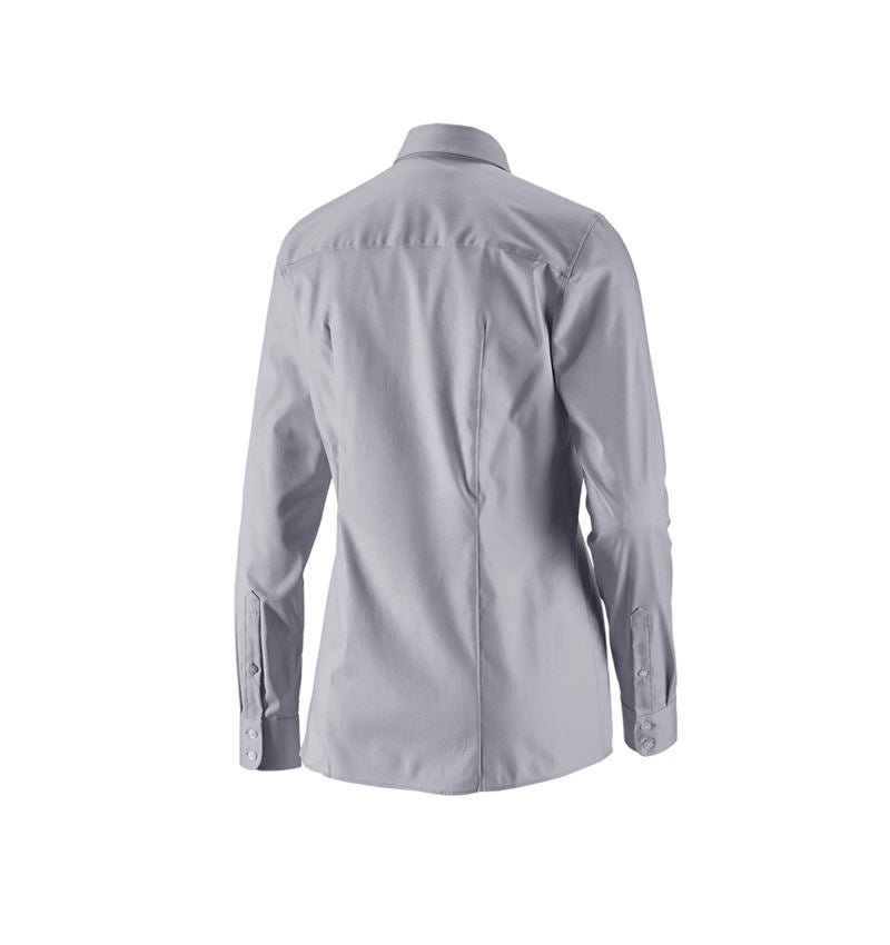 Shirts, Pullover & more: e.s. Business blouse cotton str. lad. regular fit + mistygrey 3