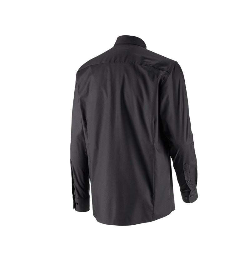 Överdelar: e.s. Kontorsskjorta cotton stretch, comfort fit + svart 4