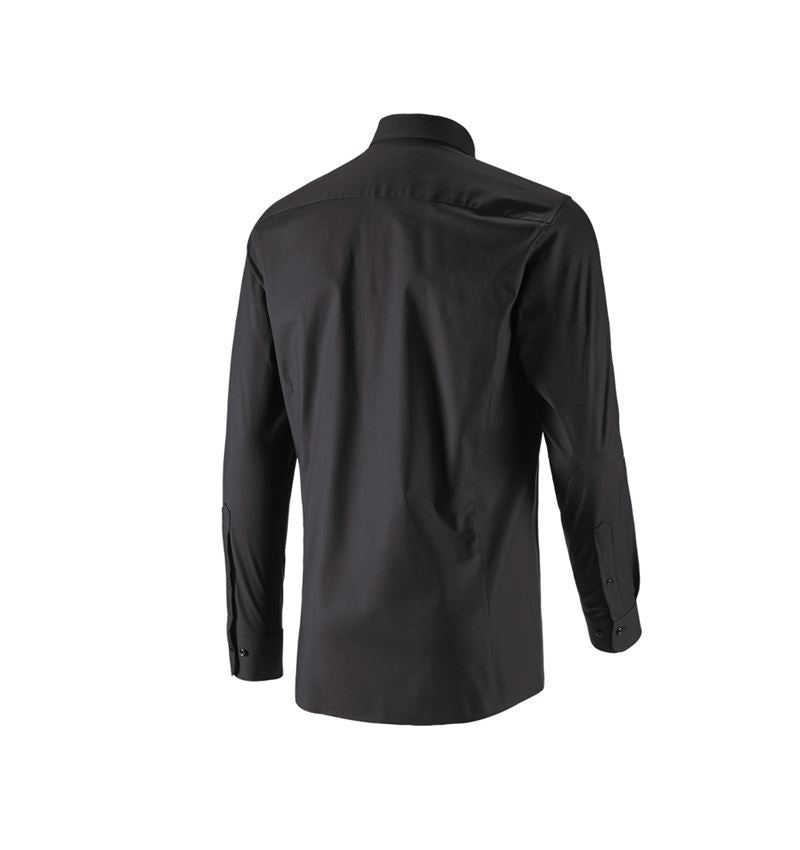 Överdelar: e.s. Kontorsskjorta cotton stretch, slim fit + svart 4