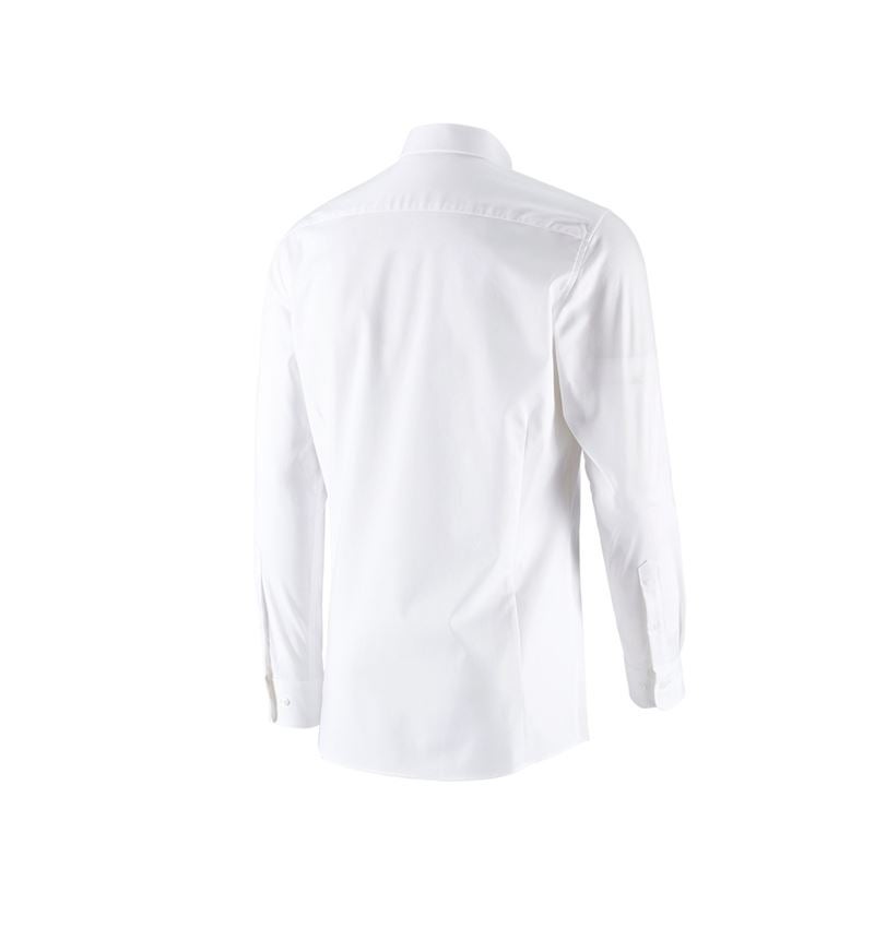 Överdelar: e.s. Kontorsskjorta cotton stretch, slim fit + vit 4