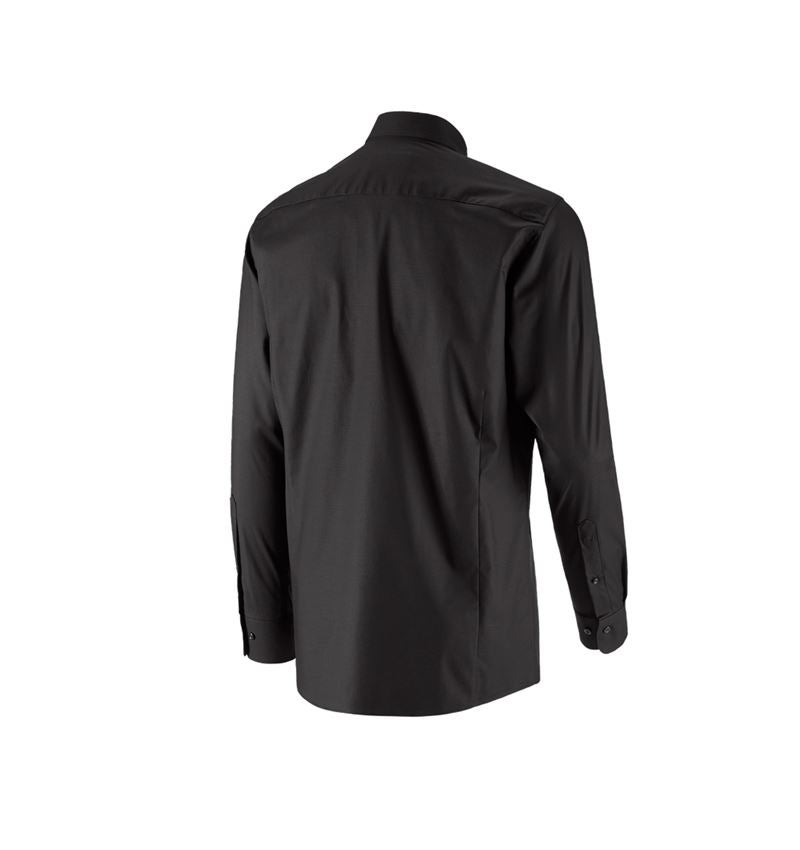 Överdelar: e.s. Kontorsskjorta cotton stretch, regular fit + svart 4