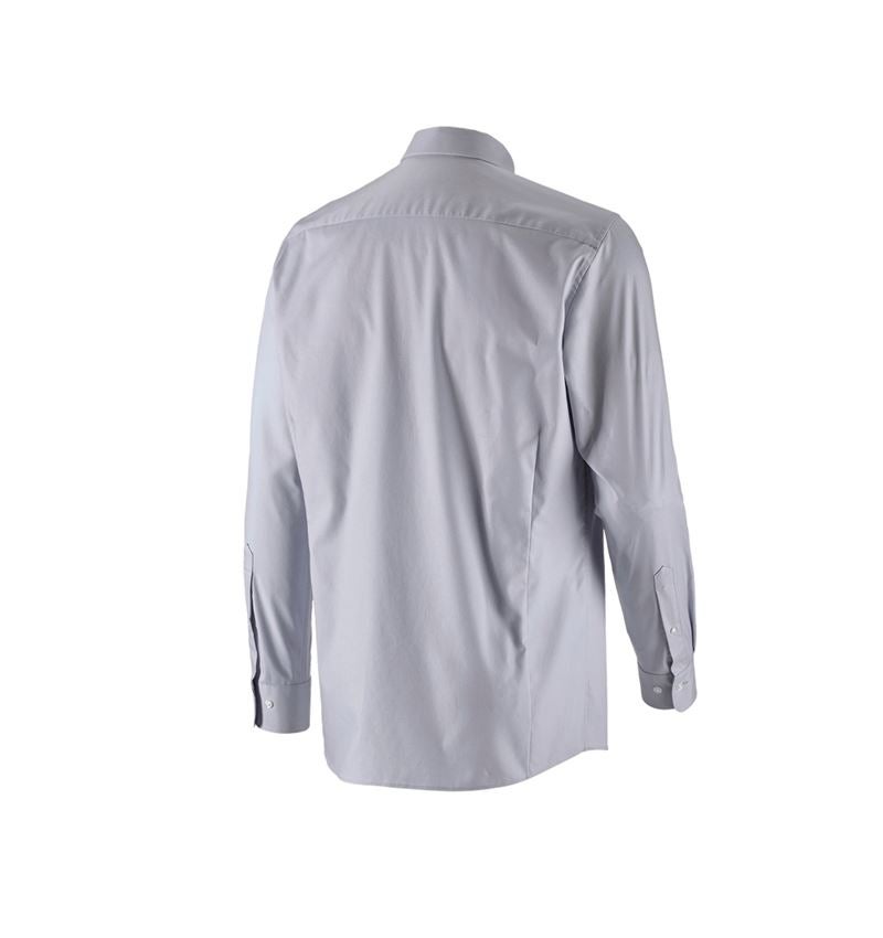Teman: e.s. Kontorsskjorta cotton stretch, regular fit + dimmgrå 5