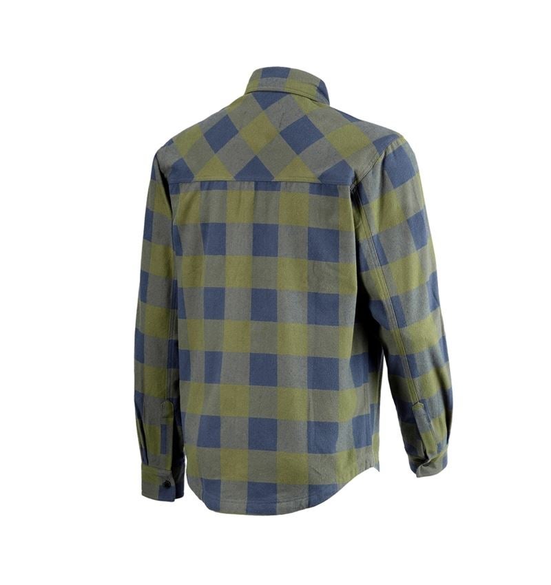Överdelar: Rutig skjorta e.s.iconic + berggrön/oxidblå 8