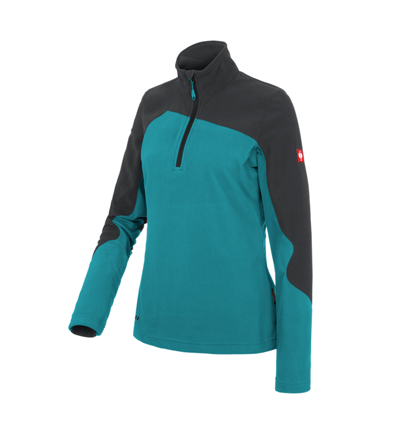 Shirts, Pullover & more: Fleece troyer e.s.motion 2020, ladies' + ocean/graphite 2