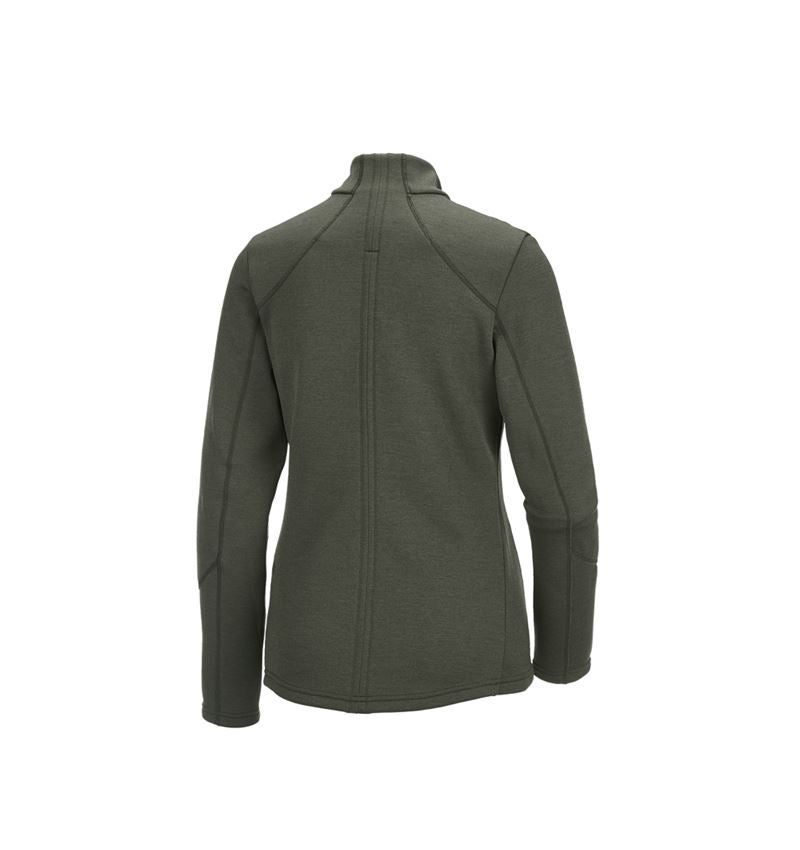 Shirts, Pullover & more: e.s. Functional sweat jacket melange, ladies' + thyme melange 3