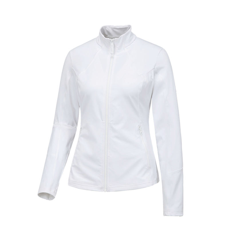 Topics: e.s. Functional sweat jacket solid, ladies' + white 1