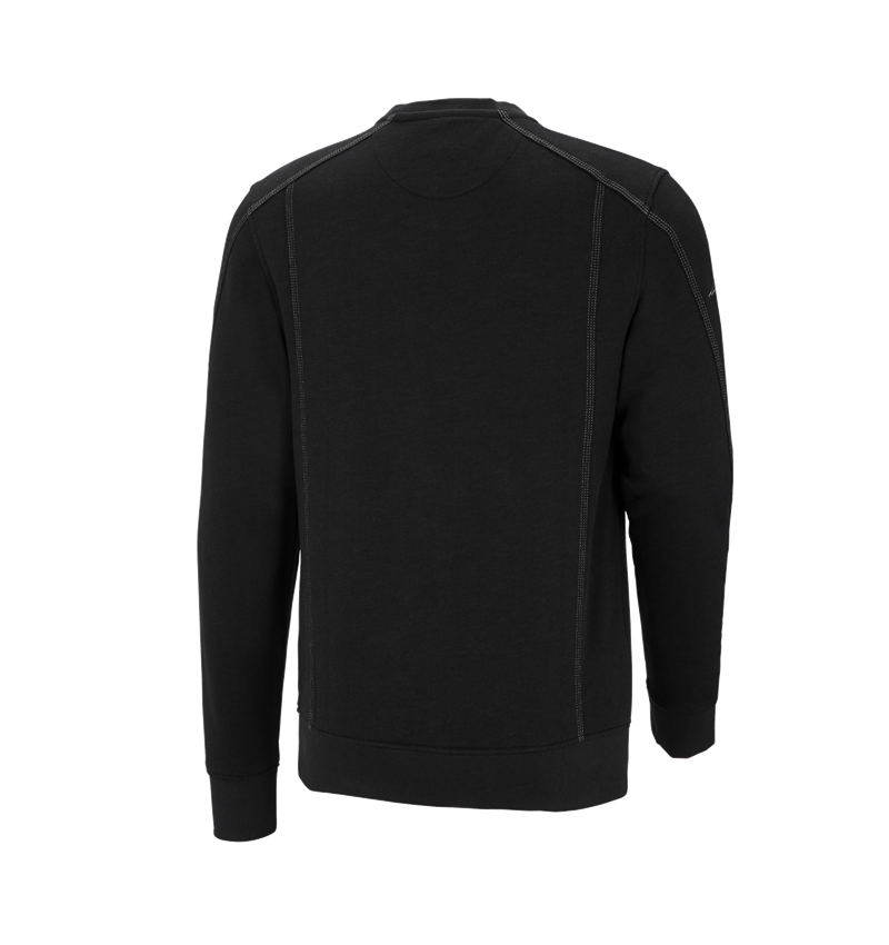 Överdelar: Sweatshirt cotton slub e.s.roughtough + svart 5