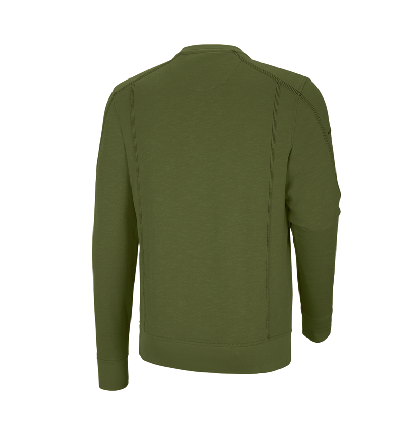 Överdelar: Sweatshirt cotton slub e.s.roughtough + skog 1