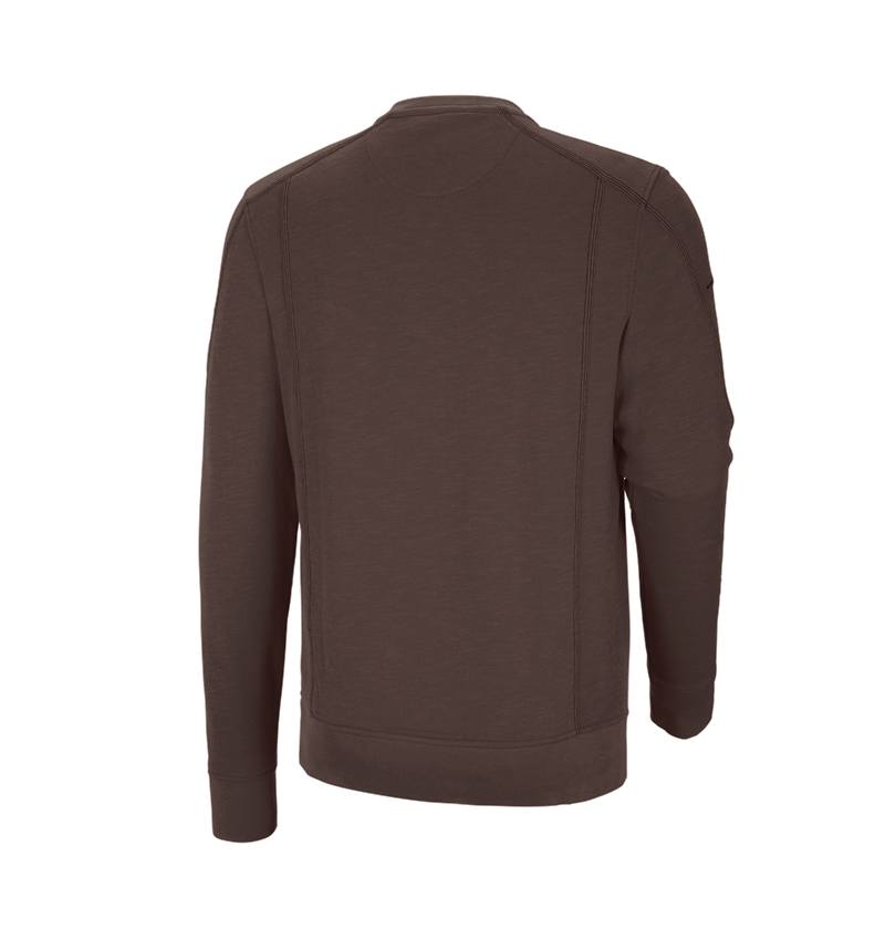 Överdelar: Sweatshirt cotton slub e.s.roughtough + bark 3