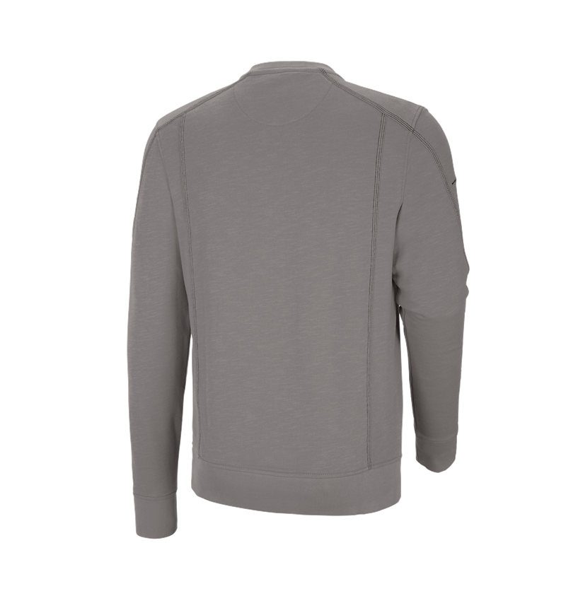 Överdelar: Sweatshirt cotton slub e.s.roughtough + aska 1