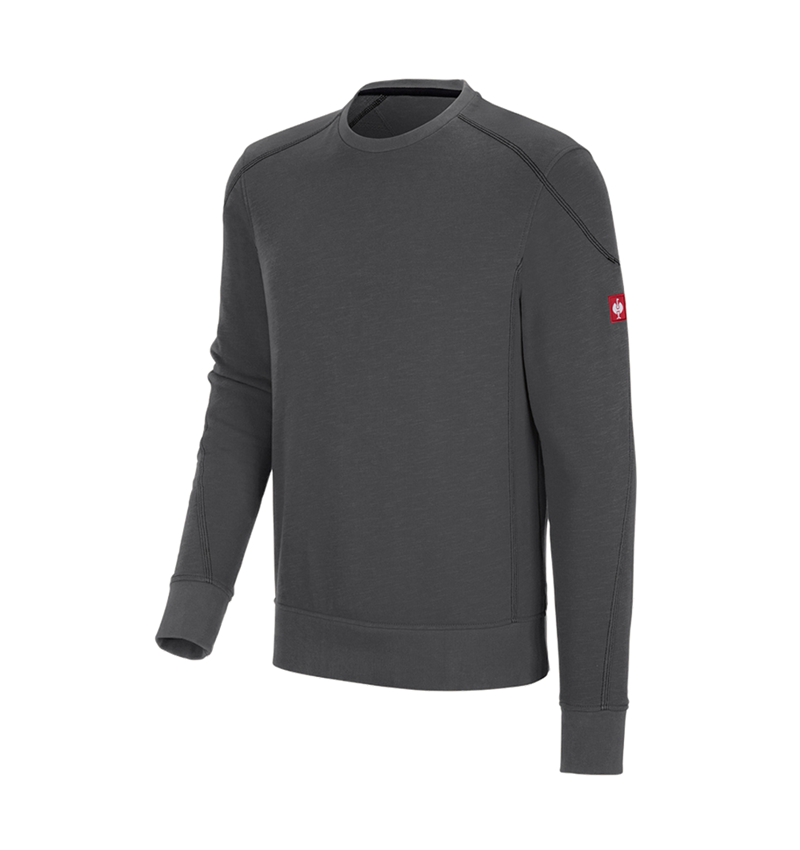 Överdelar: Sweatshirt cotton slub e.s.roughtough + titan 4