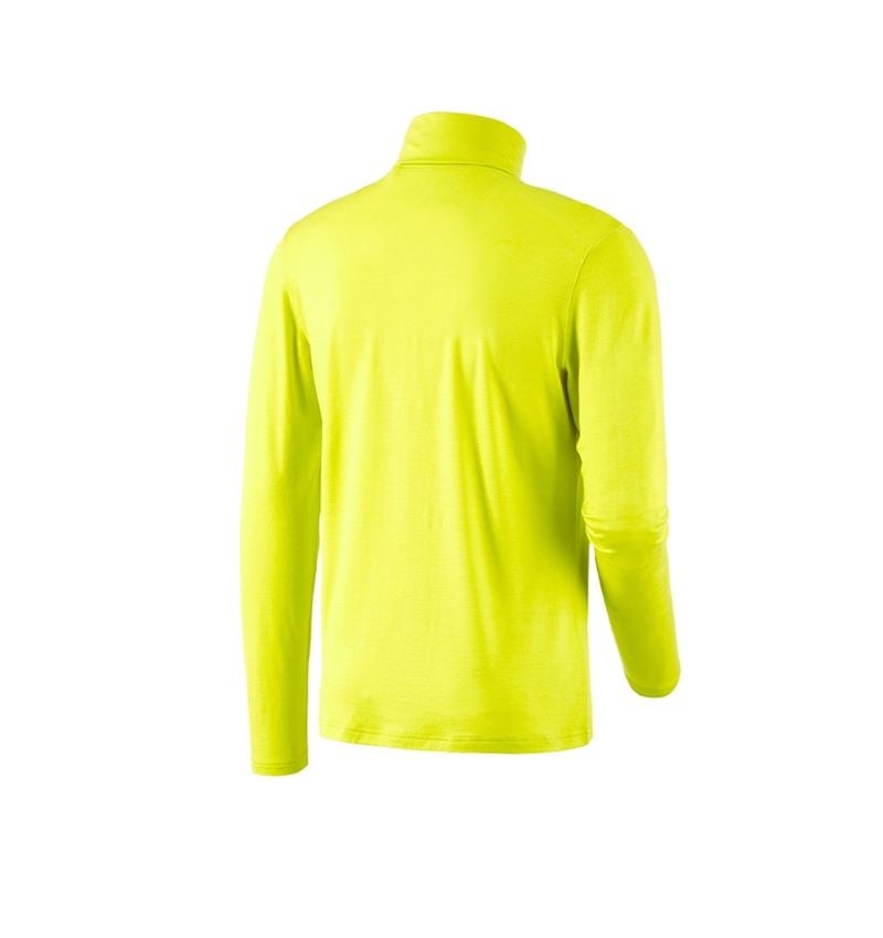 Topics: Turtle neck shirt Merino e.s.trail + acid yellow/black 4