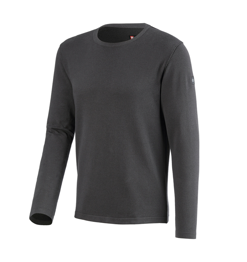Överdelar: Stickad tröja e.s.iconic + karbongrå 8