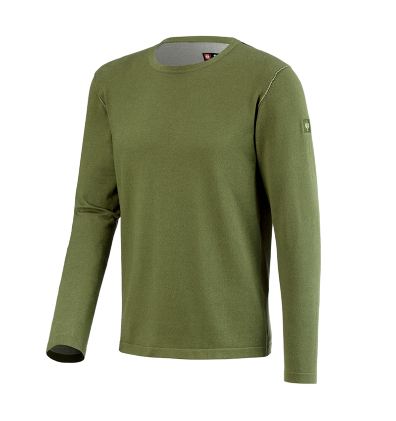 Överdelar: Stickad tröja e.s.iconic + berggrön 7