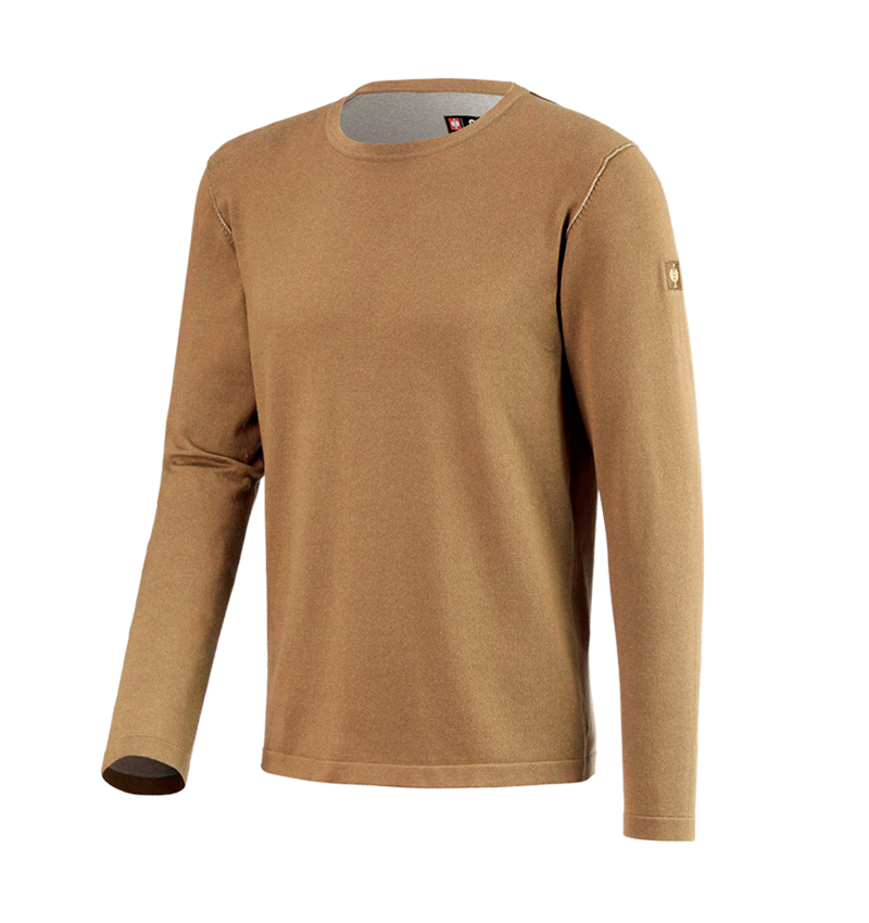 Överdelar: Stickad tröja e.s.iconic + mandelbrun 8