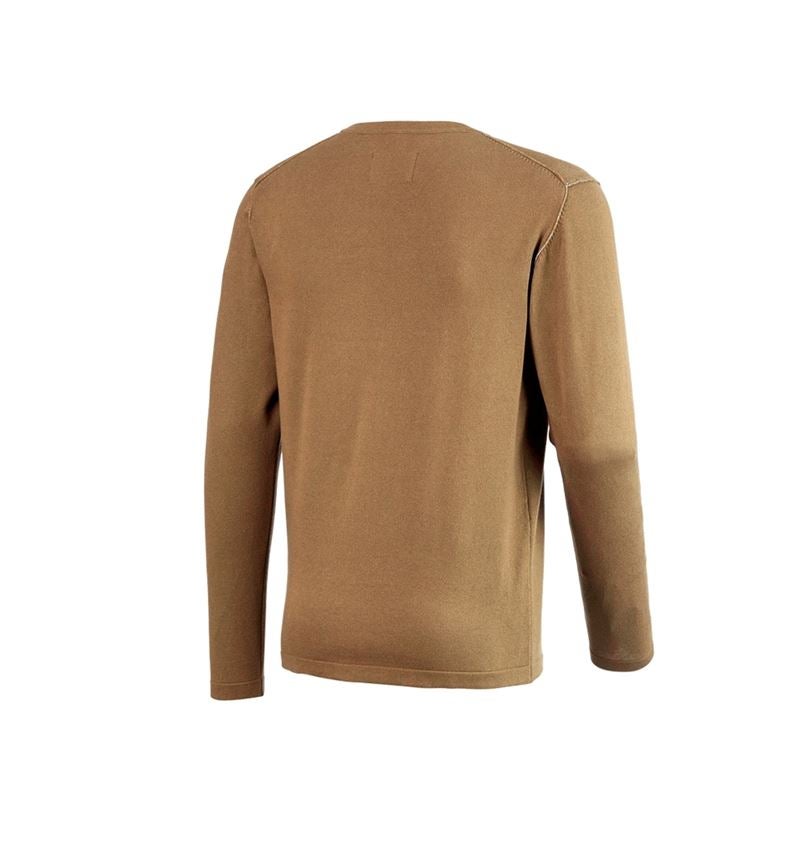 Överdelar: Stickad tröja e.s.iconic + mandelbrun 9