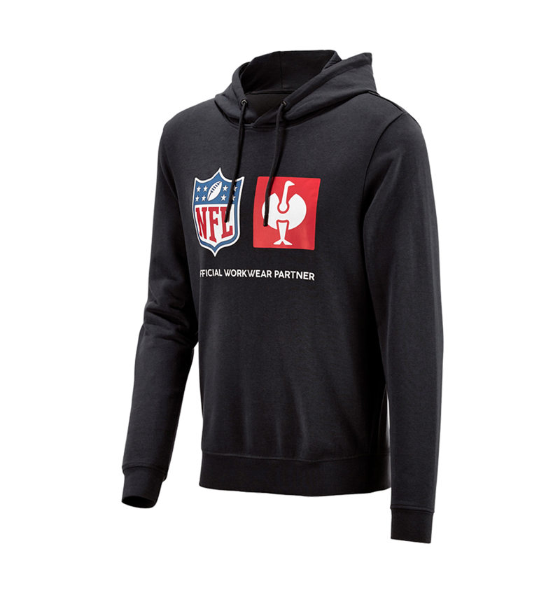 Samarbeten: NFL Hoodie cotton + svart 3