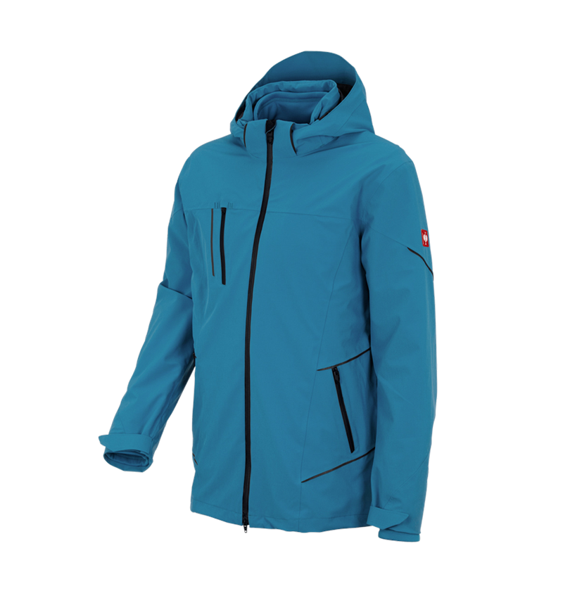 Cold: 3 in 1 functional jacket e.s.vision, men's + dark petrol 2