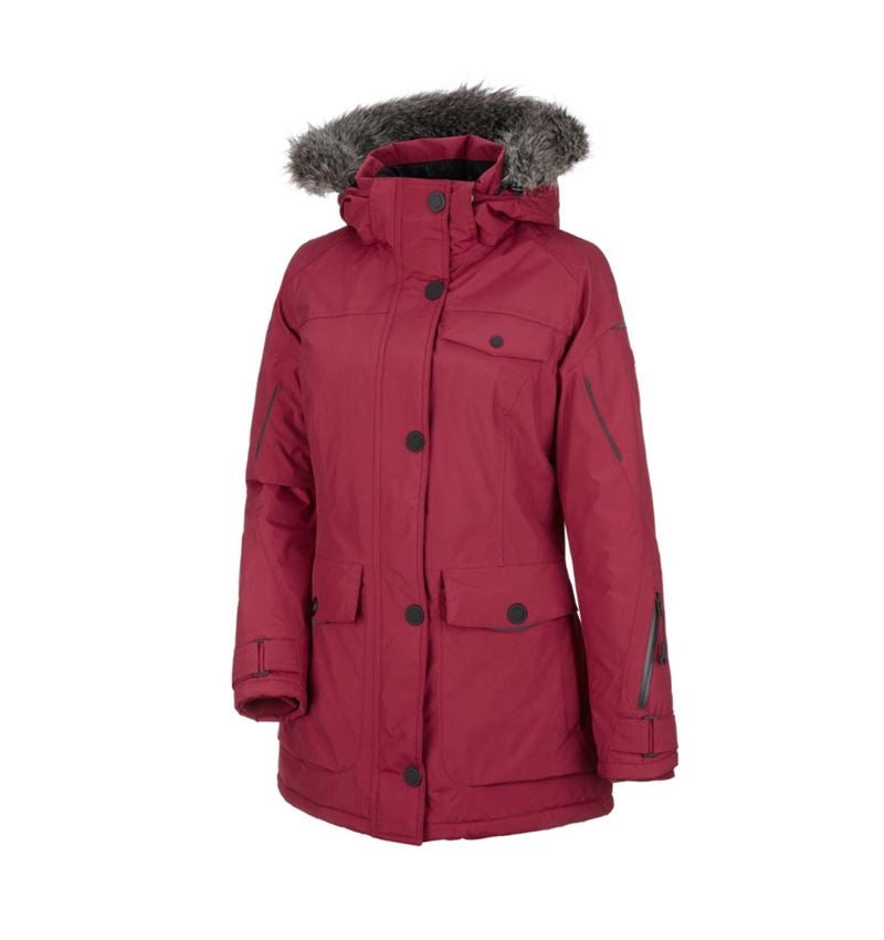 Work Jackets: Winter parka e.s.vision, ladies' + ruby 2