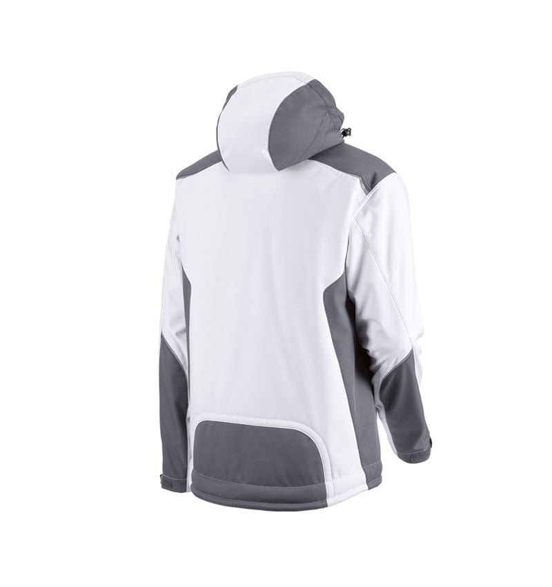 Topics: Softshell jacket e.s.motion + white/grey 3