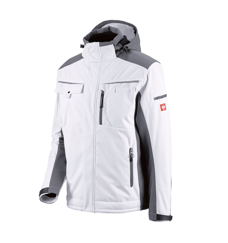 Topics: Softshell jacket e.s.motion + white/grey 2