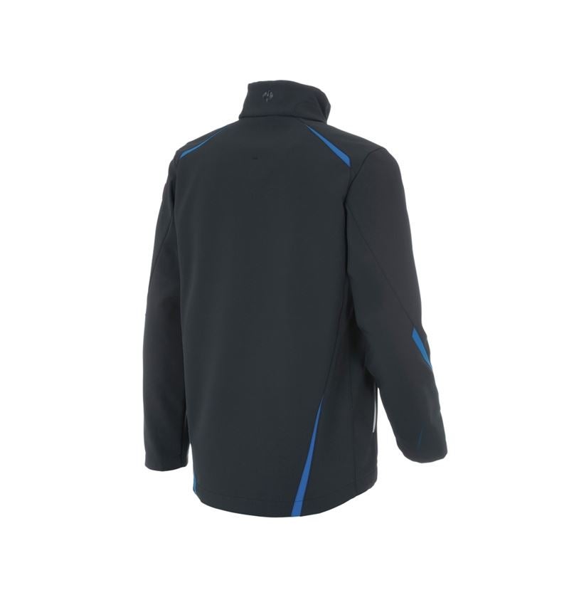 Work Jackets: Softshell jacket e.s.motion 2020 + graphite/gentianblue 3
