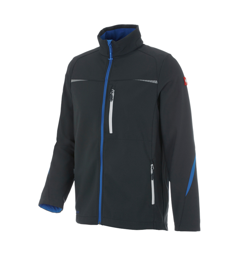 Plumbers / Installers: Softshell jacket e.s.motion 2020 + graphite/gentianblue 2