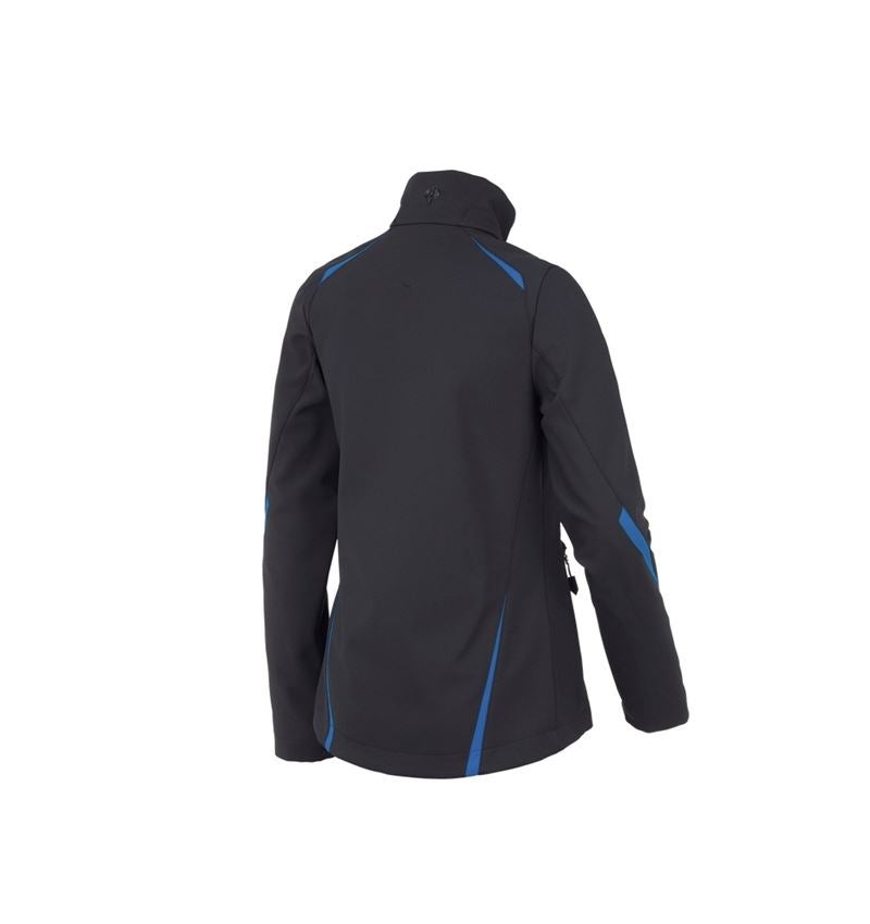 Plumbers / Installers: Softshell jacket e.s.motion 2020, ladies' + graphite/gentianblue 3