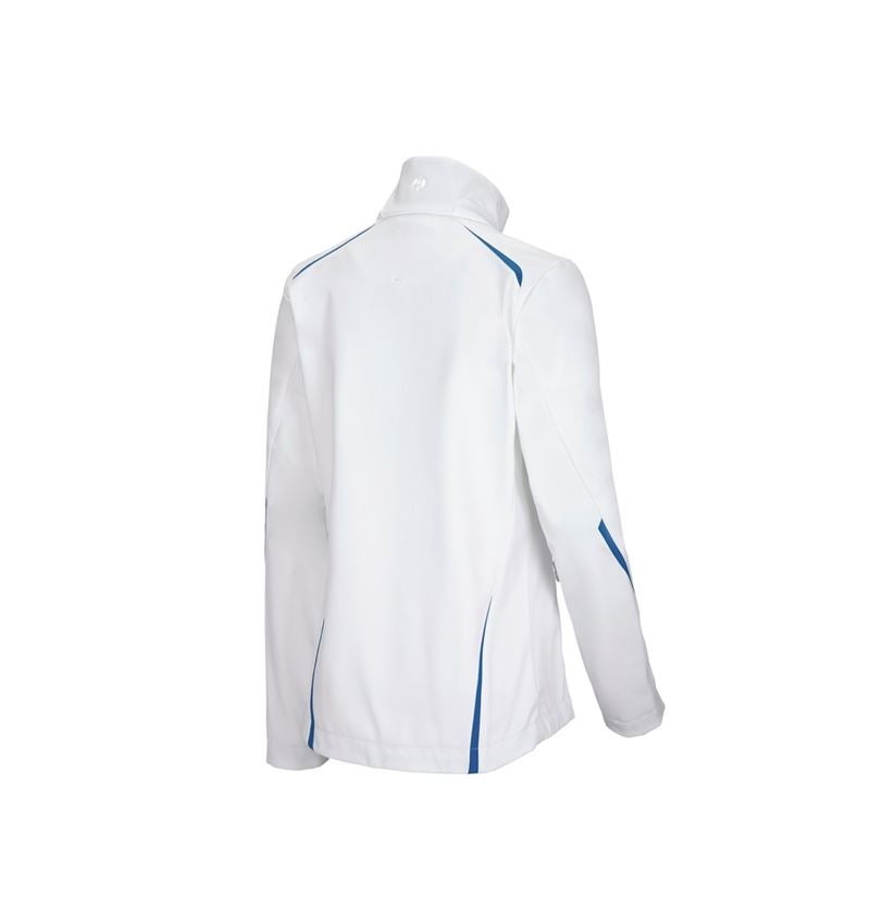 Plumbers / Installers: Softshell jacket e.s.motion 2020, ladies' + white/gentianblue 3