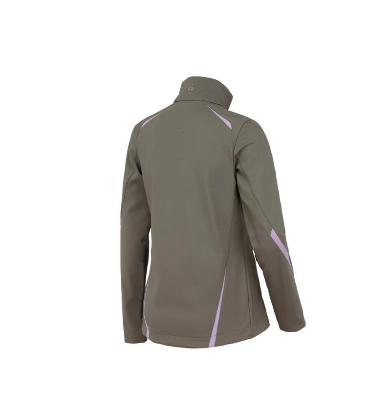 Work Jackets: Softshell jacket e.s.motion 2020, ladies' + stone/lavender 3