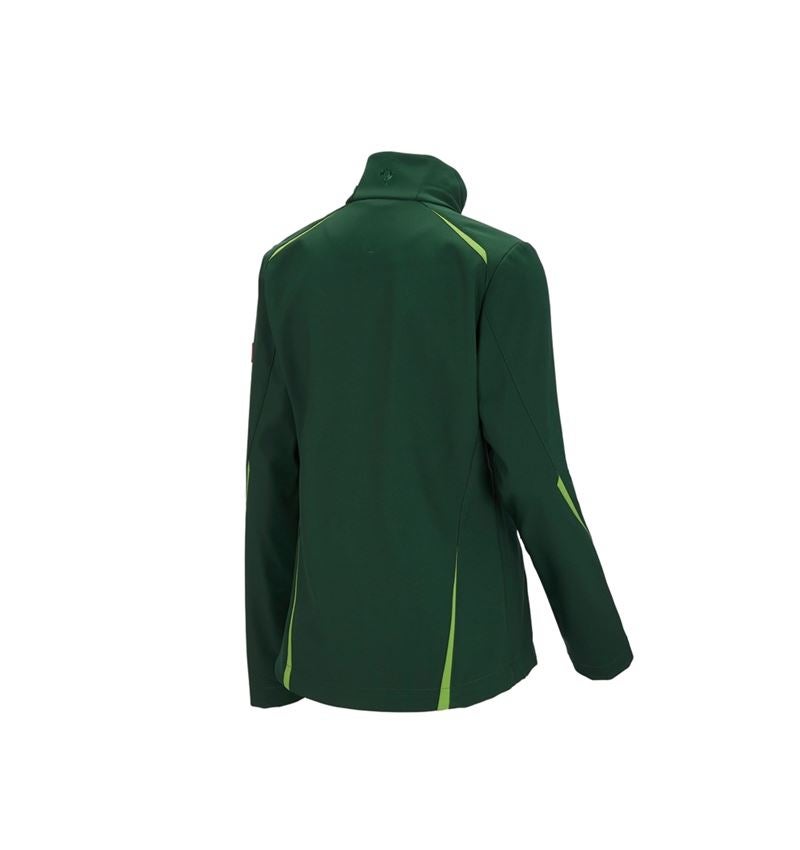 Plumbers / Installers: Softshell jacket e.s.motion 2020, ladies' + green/seagreen 3