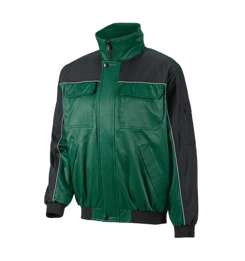 Work Jackets: Functional jacket e.s.image + green/black 5