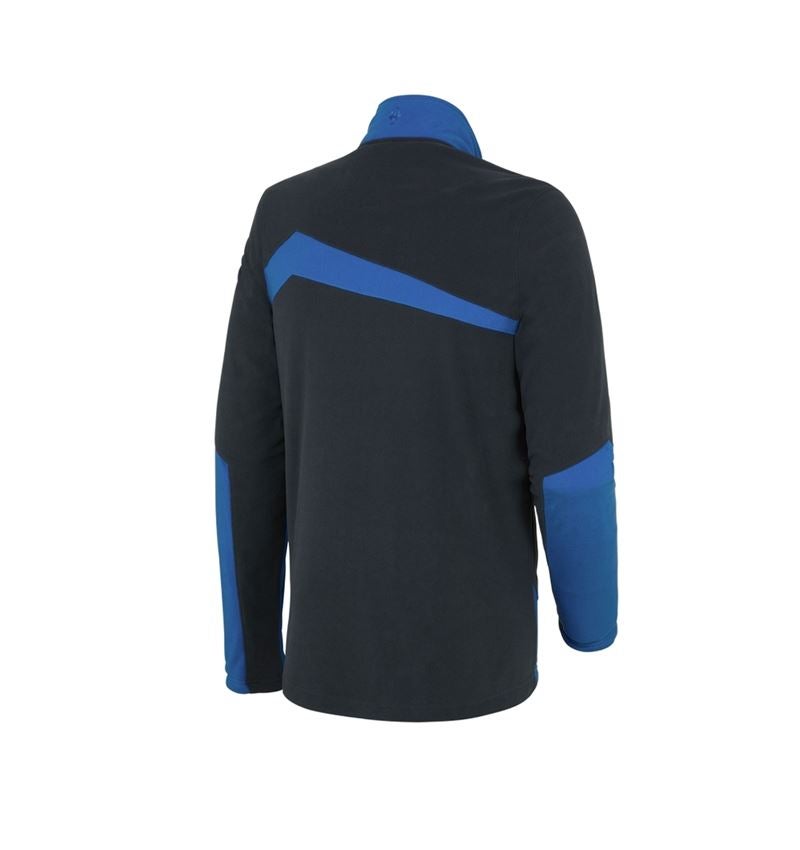 Work Jackets: Fleece jacket e.s.motion 2020 + graphite/gentianblue 2